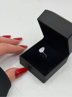 Anello DROP liscia argento