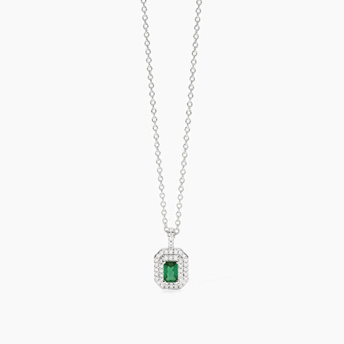 Collana punto luce SMERALDO argento