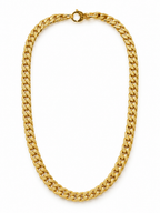 Collana groumette satinata oro big