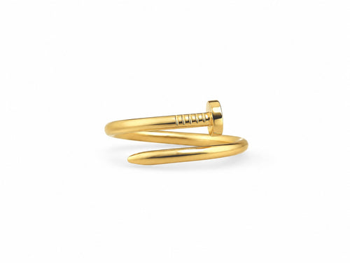 Anello chiodo slim oro