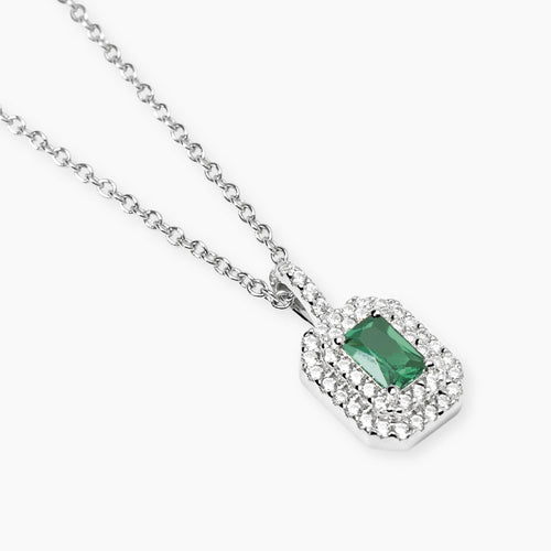 Collana punto luce SMERALDO argento
