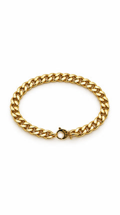 Bracciale groumette lucida oro