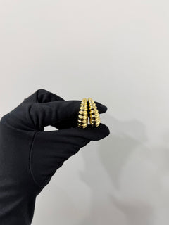 Orecchini croissont 2.0 oro