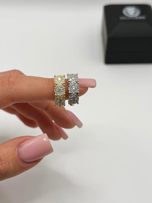 Anello TRILOGY magic argento