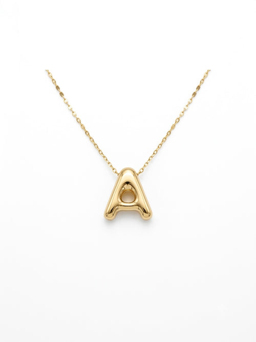 Collana iniziale balloon oro