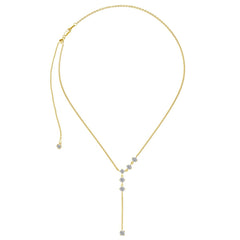 Collana punti luce Y argento