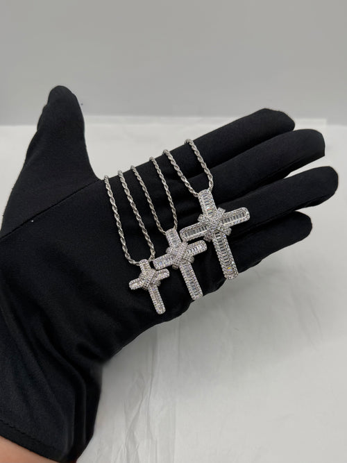 Collane croce “GLR” argento