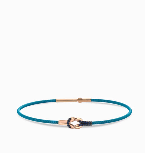 Bracciale MAN blu oro & diamanti