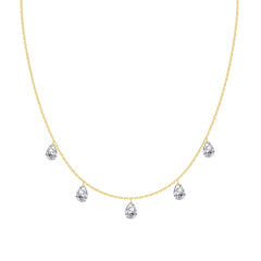 Collana DROPS pendenti argento