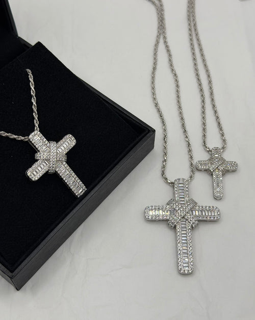 Collane croce “GLR” argento