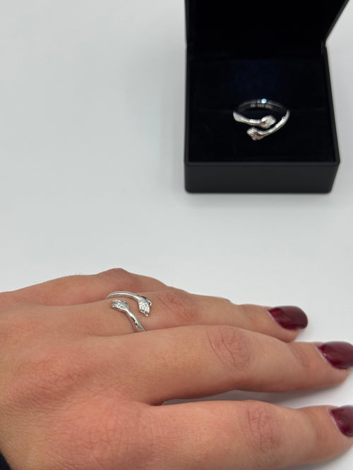 Anello ABBRACCIO argento