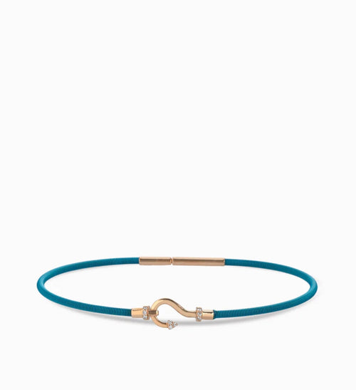 Bracciale MAN blu oro & diamanti