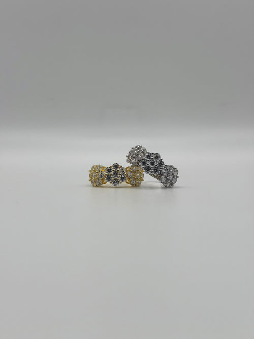 Anello trilogy FLOWERS SUPER BIG argento