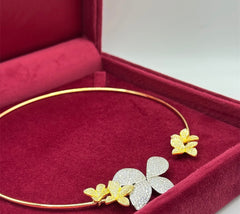 Collier BUTTERFLY rigido argento