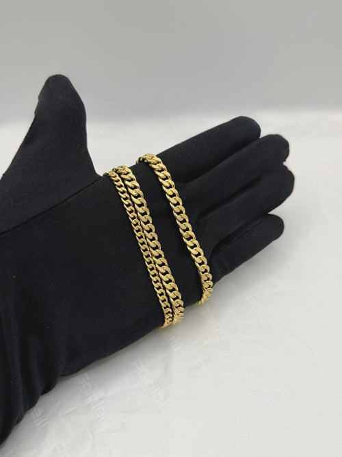 Bracciale groumette SATINATA oro