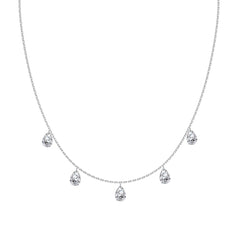 Collana DROPS pendenti argento