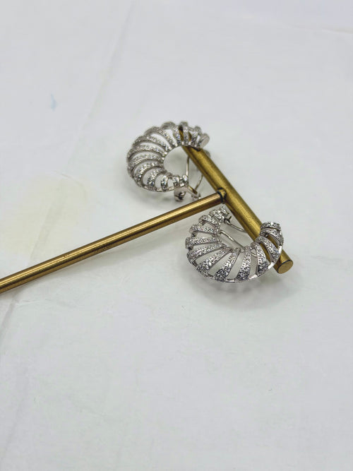 Orecchini CROISSANT argento 🥐