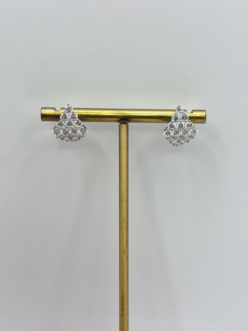 Orecchini TRIANGLE zirconato argento