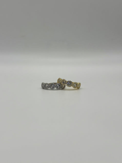 Anello 5 pietre FLOWERS argento