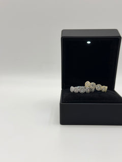 Anello 5 pietre FLOWERS argento