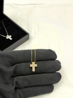 Collana croce SALVI small argento