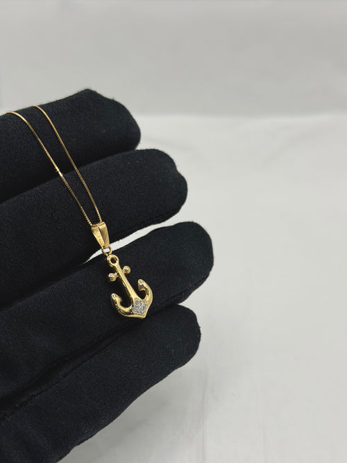 Collana ancora oro