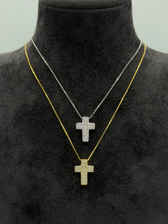 Collana croce SALVI small argento