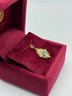 Collana con miracolosa smeraldo oro