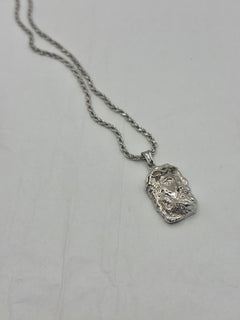 Collana VOLTO CRISTO argento