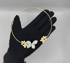 Collier BUTTERFLY rigido argento