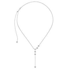 Collana punti luce Y argento
