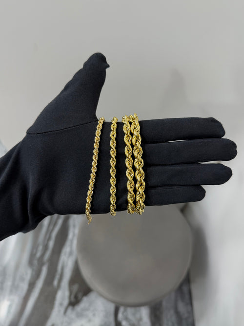 Bracciale torchon oro