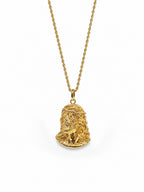 Collana volto Cristo oro