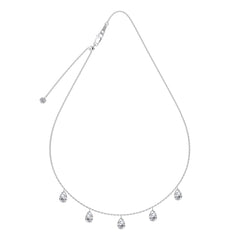 Collana DROPS pendenti argento