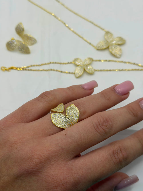 Completo PETALI argento