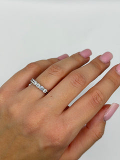 Anello 7 pietre big classic oro