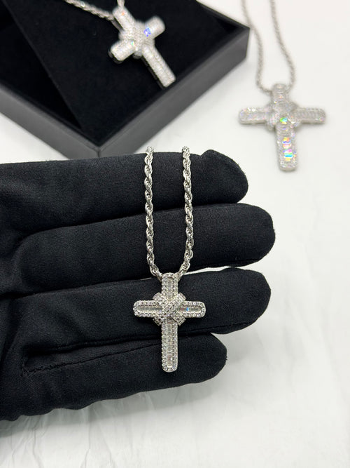 Collane croce “GLR” argento