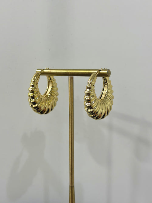 Orecchini croissont 2.0 oro