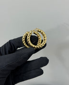 Orecchini torchon basic oro