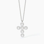 Croce argento bianca
