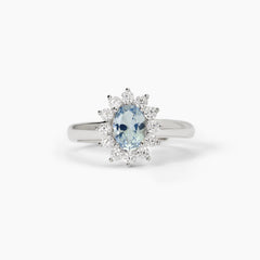 Anello KATE acquamarina