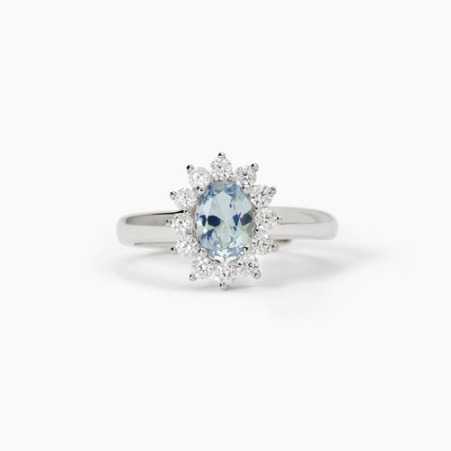 Anello KATE acquamarina