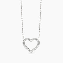 Collana HEART aperta argento