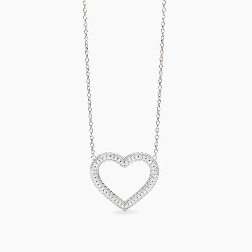 Collana HEART aperta argento