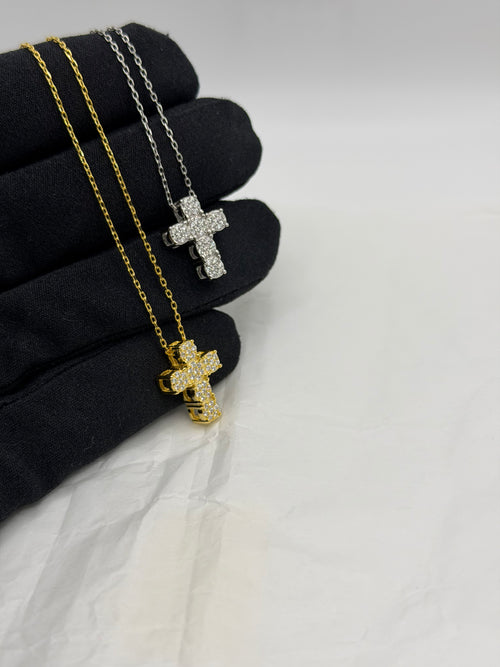 Collana croce MAGIC argento