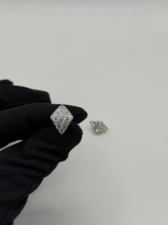 Orecchini TRIANGLE zirconato argento