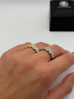 Anello 5 pietre FLOWERS argento