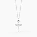 Collana CROCE modello SALVI argento