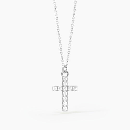 Collana CROCE modello SALVI argento
