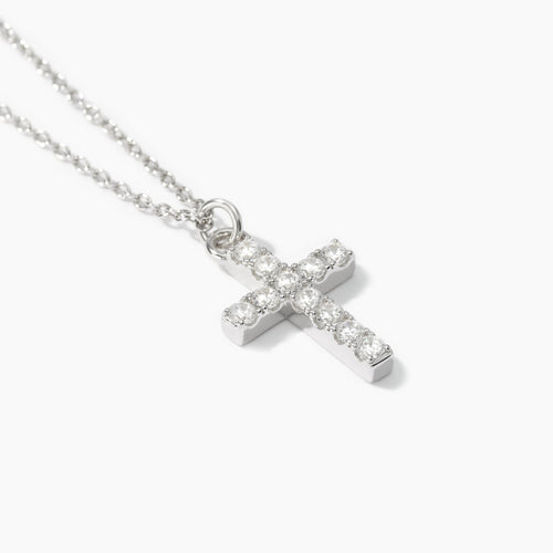 Collana CROCE modello SALVI argento